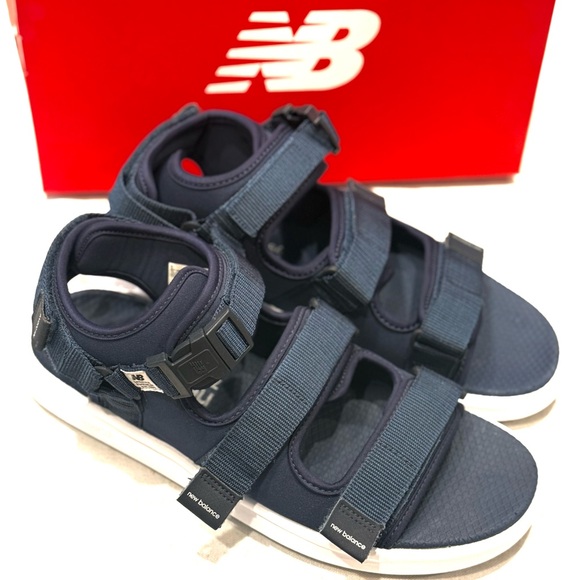 New Balance SD750CN  Men's Sandals Color Dark Blue - Picture 1 of 7